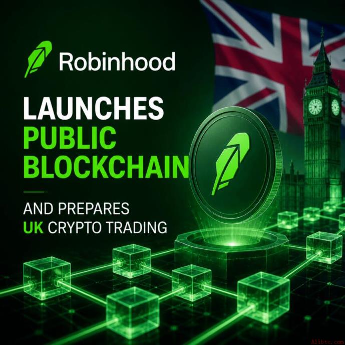 Robinhood 推出公有链，并筹备英国加密交易