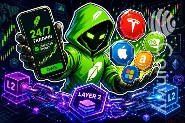 Robinhood 在新 Layer-2 链上推出 24/7 全天候股票代币交易