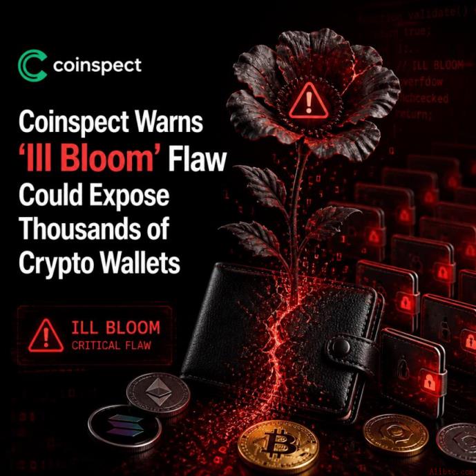 Coinspect警告：“Ill Bloom”漏洞可能暴露数千个加密货币钱包