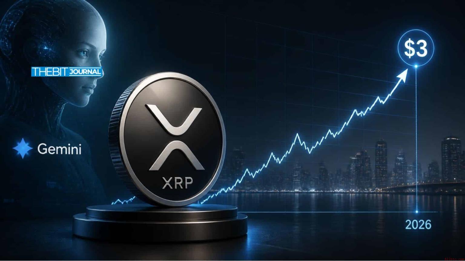 XRP价格预测：谷歌Gemini AI预测XRP能否在2026年达到3美元？