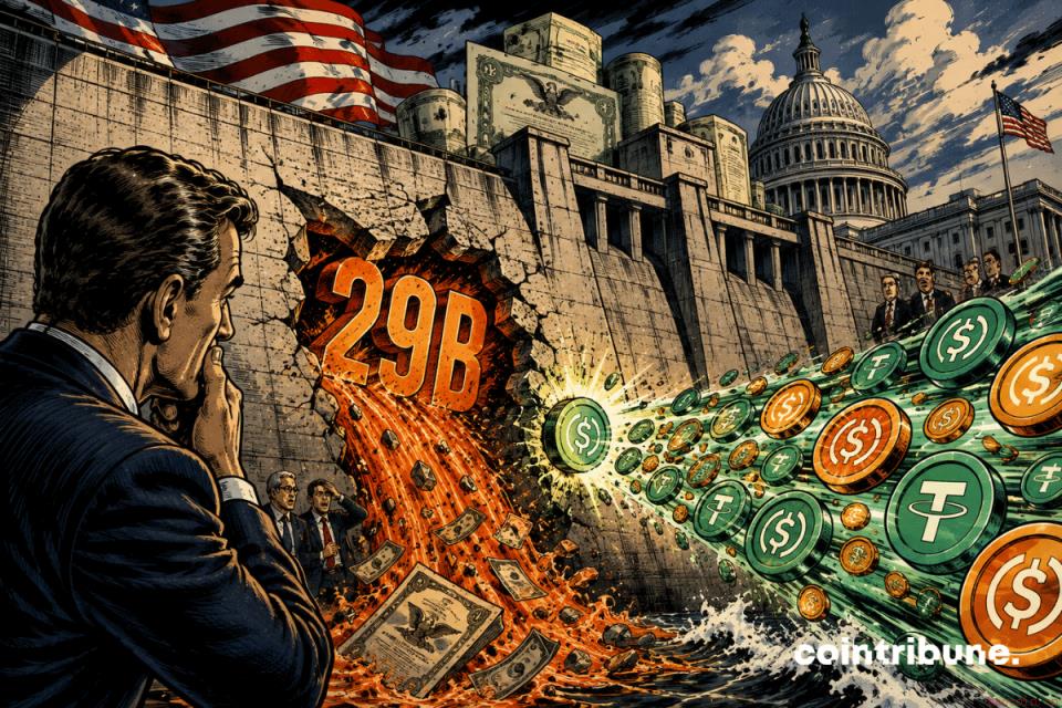 美国债务：外资撤退，稳定币补位