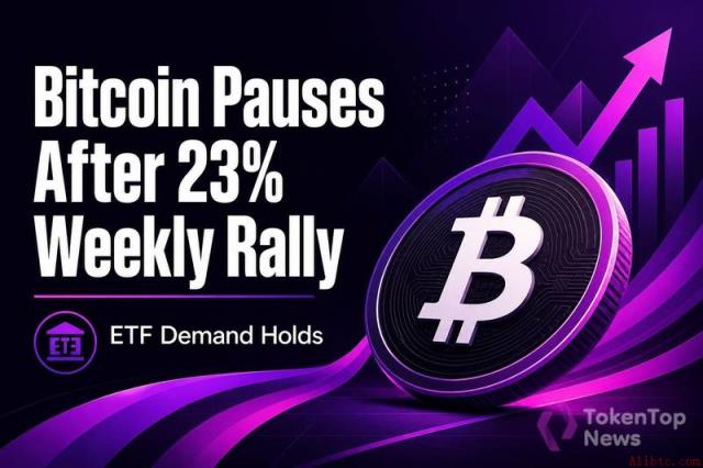 比特币周涨23%后暂歇，ETF需求不减