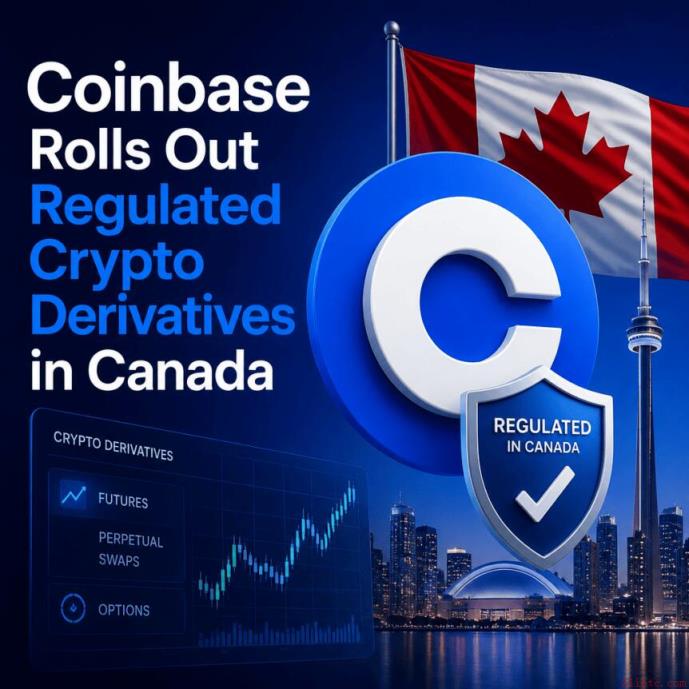 Coinbase在加拿大推出受监管的加密衍生品