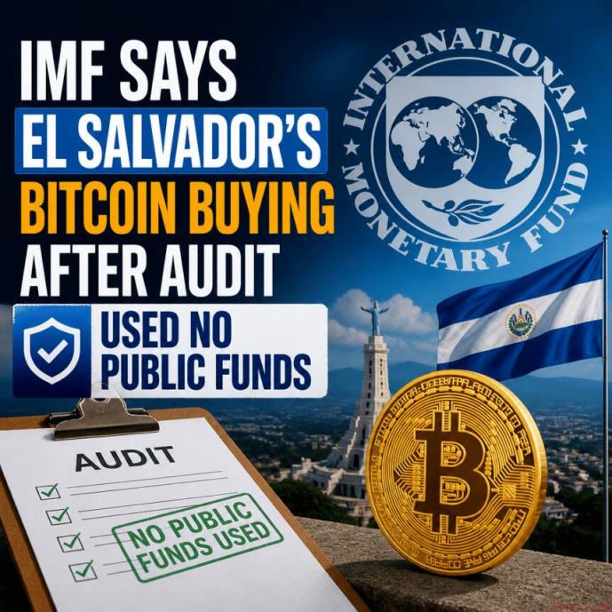 IMF称萨尔瓦多在审计后购买比特币未使用公共资金