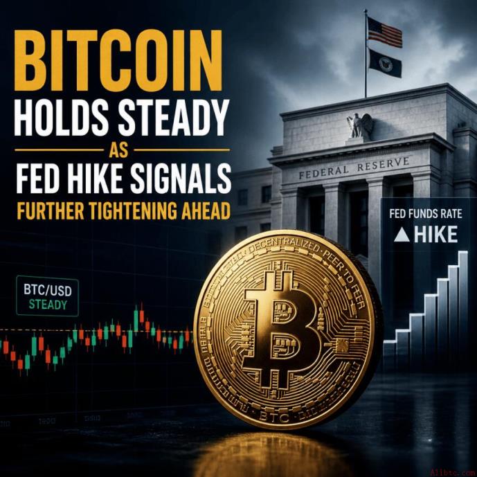 比特币持稳，美联储加息信号预示进一步收紧在即