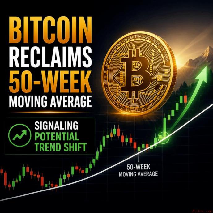 比特币重新站上50周均线，预示趋势可能转变