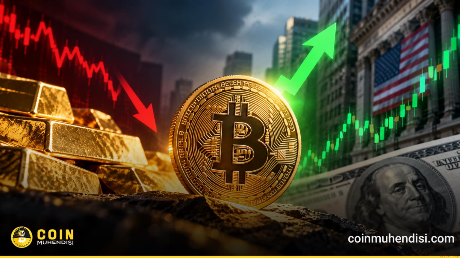 比特币独立行情显现：与黄金股市分化加剧