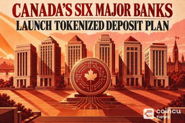 加拿大六大银行拟推跨行代币化存款计划