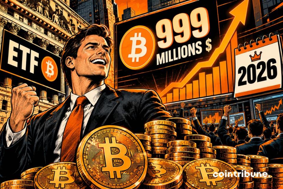比特币ETF单日净流入破9.9亿美元创2026年新高