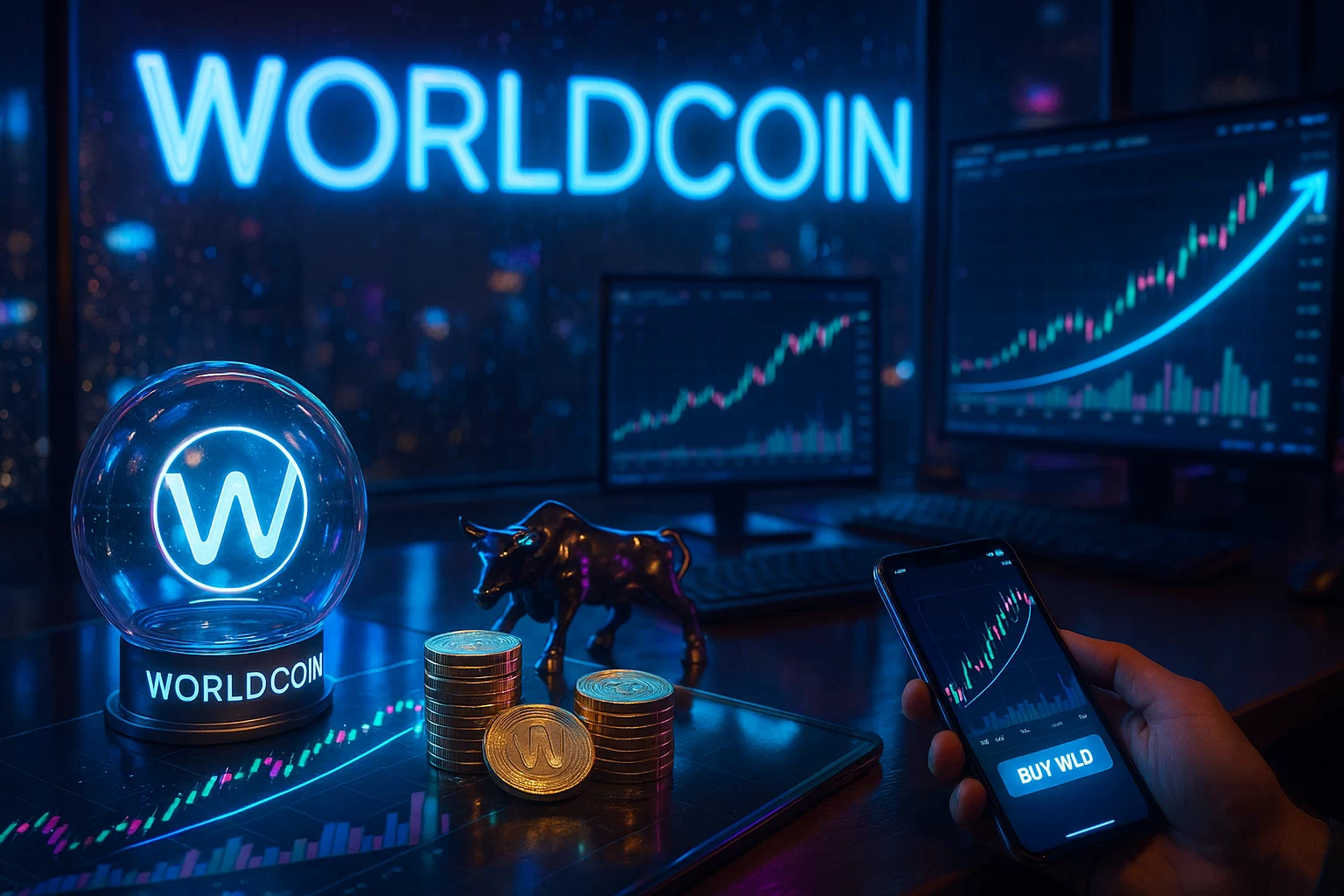 WLD突破下行通道，价格逼近0.72美元关键目标