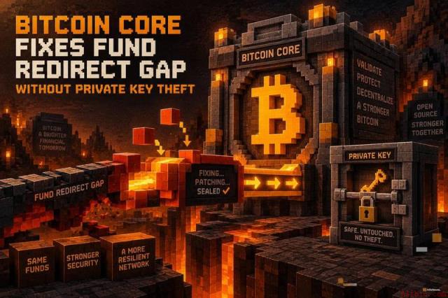Bitcoin Core修复资金重定向漏洞：无需私钥即可转移资产
