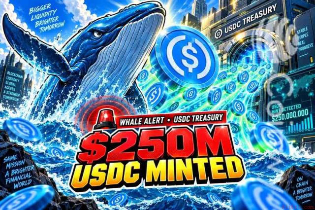 2.5亿美元USDC铸造引发市场关注，链上信号背后的流动性解读