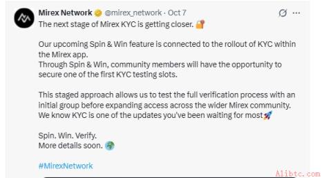 Mirex Network Update Details