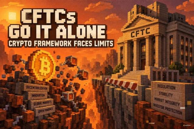 CFTC推进独立加密监管框架，但受限于权责重叠与立法停滞