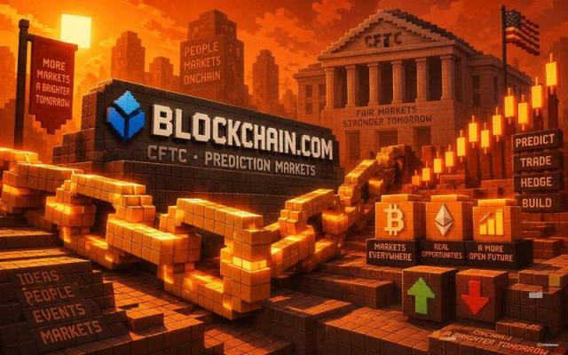 Blockchain.com申请CFTC批准开展加密衍生品与预测市场业务