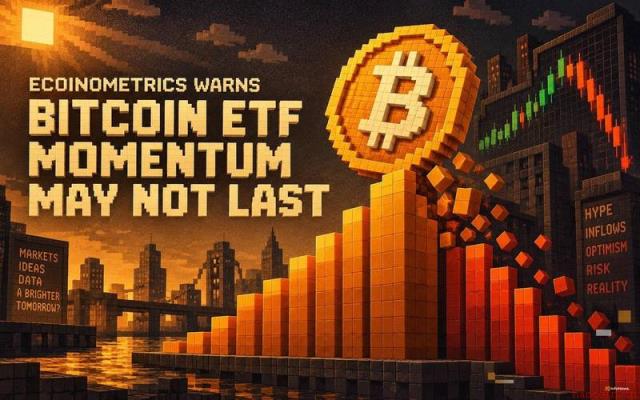 Ecoinometrics警示：比特币ETF资金流入动能或非长期常态
