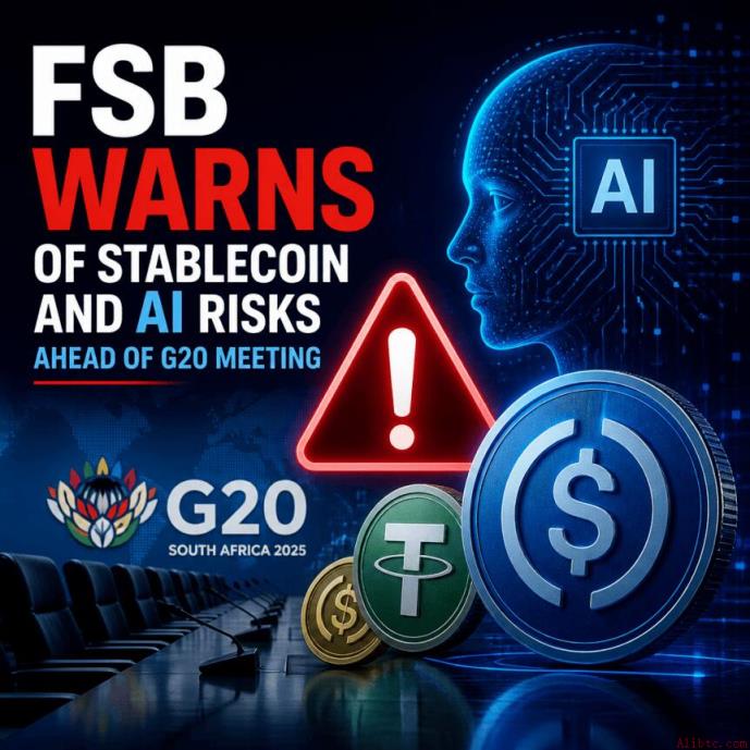 FSB警告：稳定币与AI成金融新风险，G20将迎监管考验