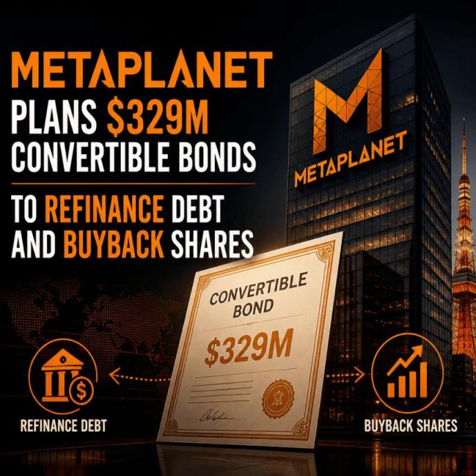 Metaplanet发行520亿日元可转债，强化资本结构不售比特币