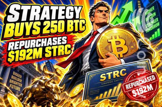 Strategy再购250枚BTC并回购1.92亿美元优先股，双轨资本策略持续发力