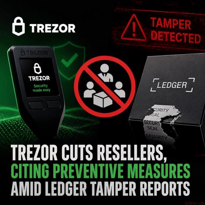 Trezor收紧经销商网络防范硬件钱包供应链风险