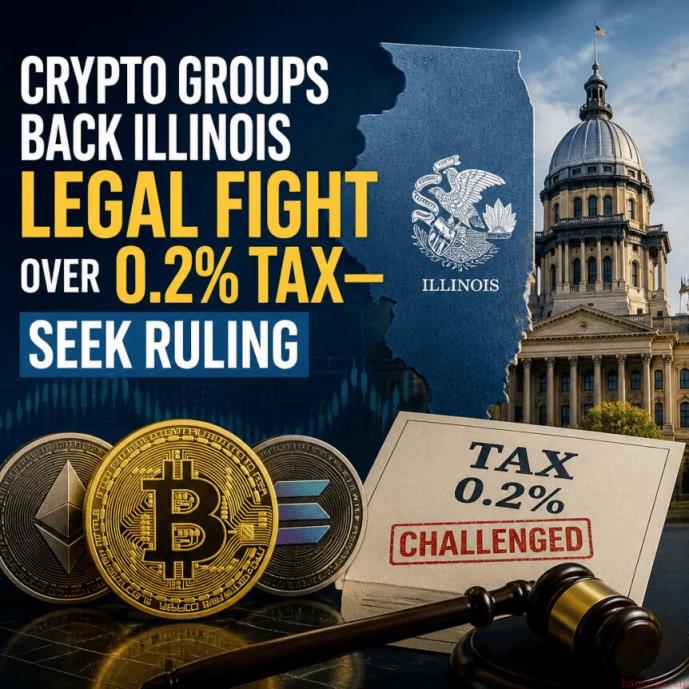 加密货币组织支持伊利诺伊州关于0.2%税收的法律斗争——寻求裁决