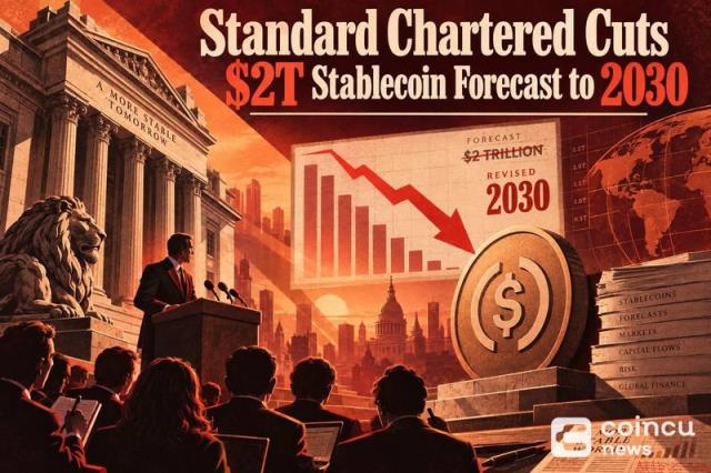 渣打银行下调2030年稳定币规模预测至2万亿美元
