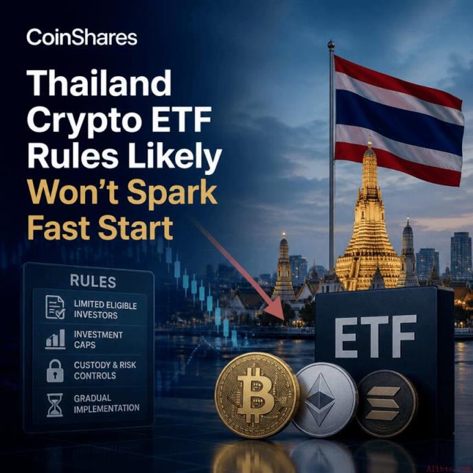 泰国比特币以太坊ETF新规将生效，初期资金流入或有限