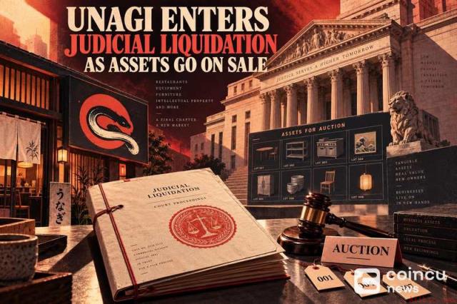 Web3游戏开发商Unagi进入司法清算 资产将公开拍卖