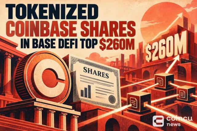 Base生态代币化Coinbase股份存款突破2.6亿美元