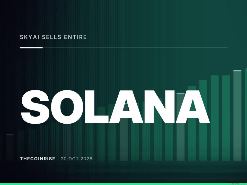 SkyAI清仓全部Solana持仓：股权折价与战略调整双重影响