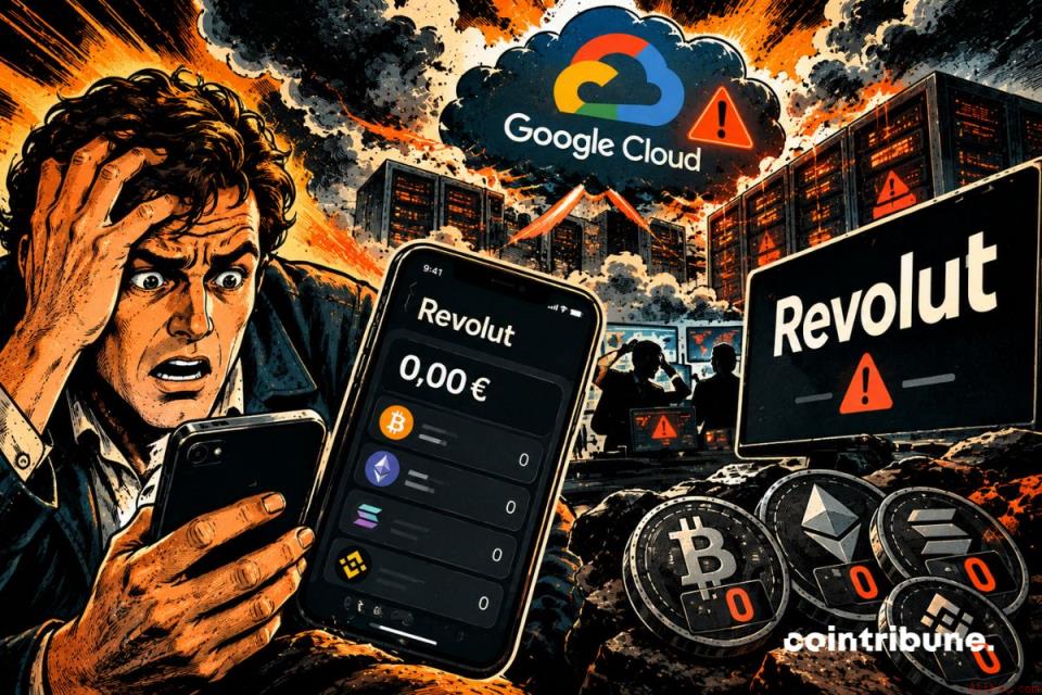 谷歌云故障致Revolut服务中断 欧洲金融与加密生态受冲击