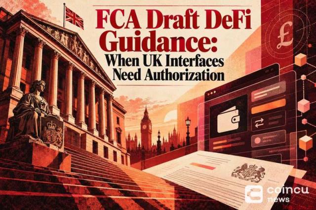 FCA发布DeFi监管草案：英国何时需要授权
