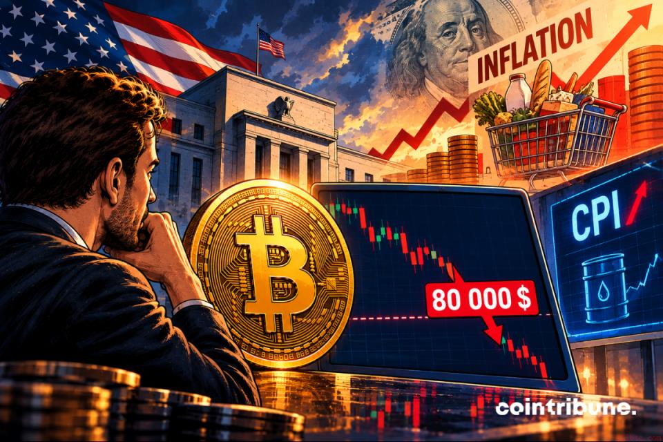 比特币：美国通胀威胁8万美元关口