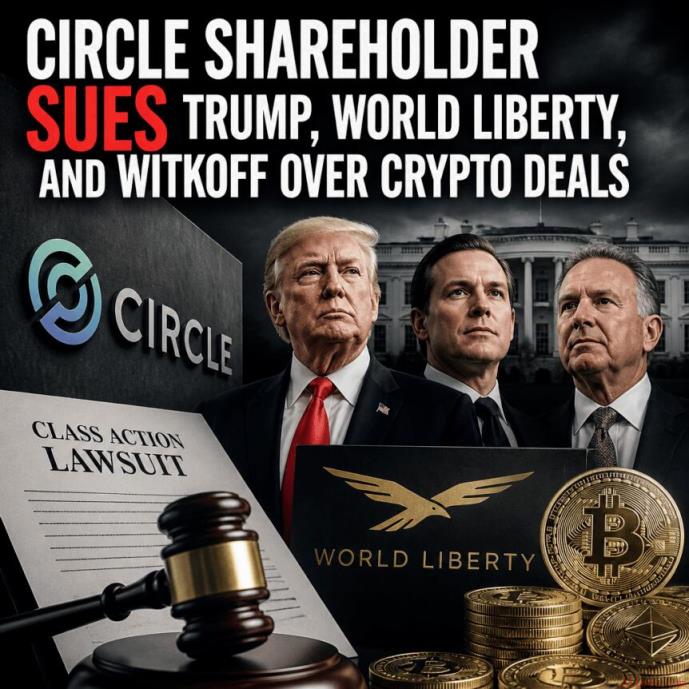Circle股东起诉特朗普团队，指控利用USD1稳定币输送外国资金