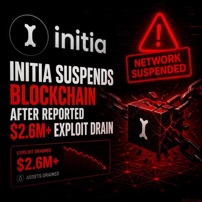 Initia因安全漏洞暂停主网，疑似损失超260万美元