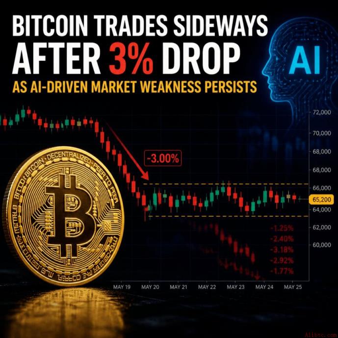 比特币盘整82000美元下方，AI融资担忧引发连锁反应