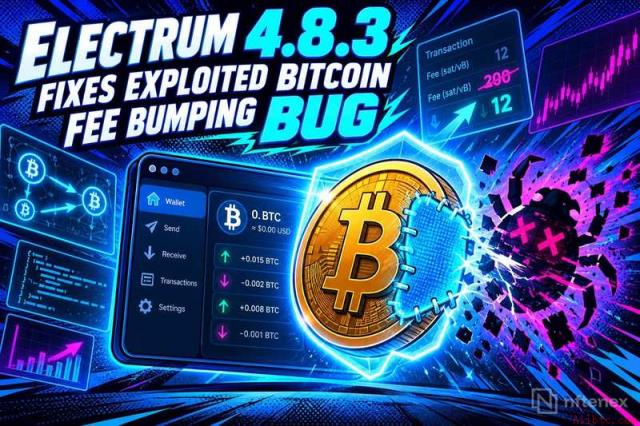 Electrum 4.8.3修复了被利用的比特币费用提升漏洞