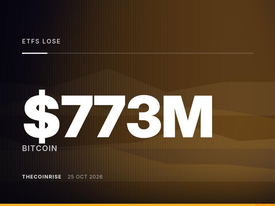 比特币ETF短期资金流出7.73亿美元，周度仍现净流入