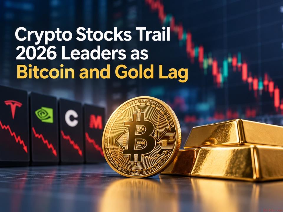 加密股财报周表现疲软，比特币与黄金双双垫底