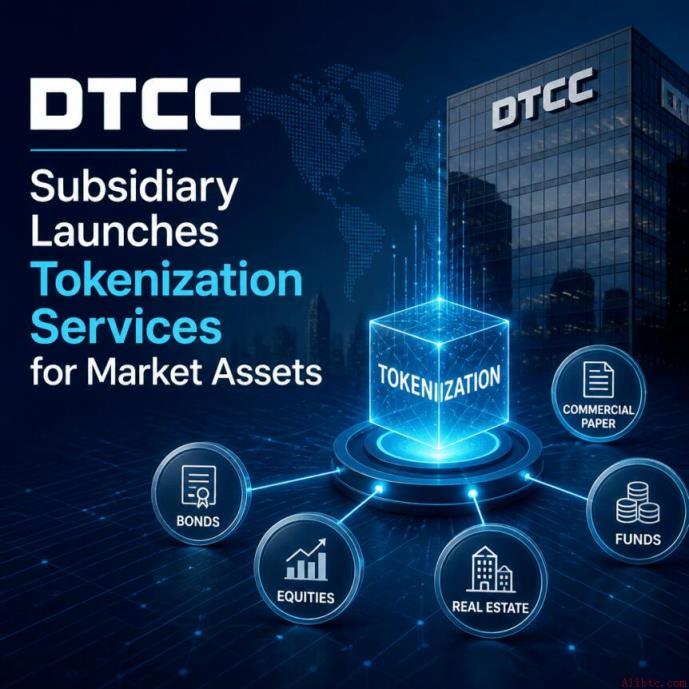 DTCC子公司正式上线代币化服务，连接传统托管与数字钱包