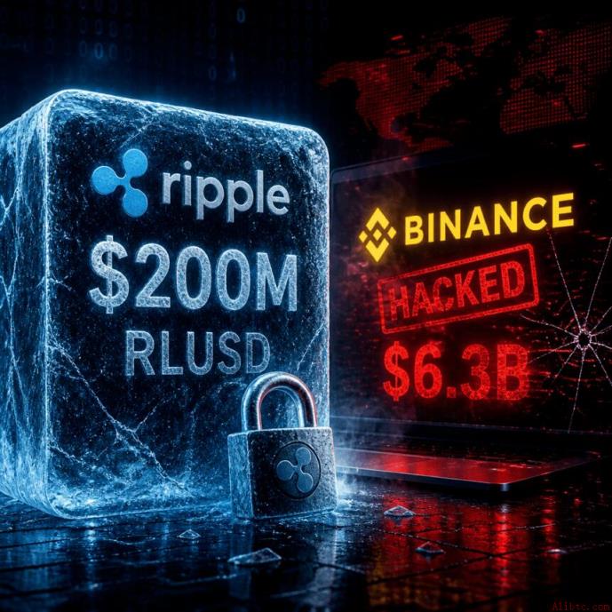 Ripple冻结2亿美元RLUSD应对币安安全事件