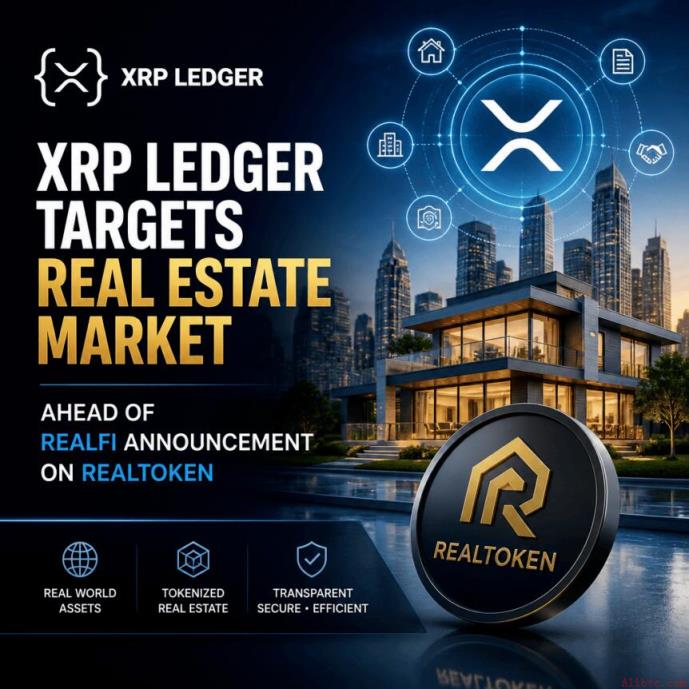 XRPLedger房地产代币化受关注，RealFi与RealBriefly十月三十一日公告前瞻