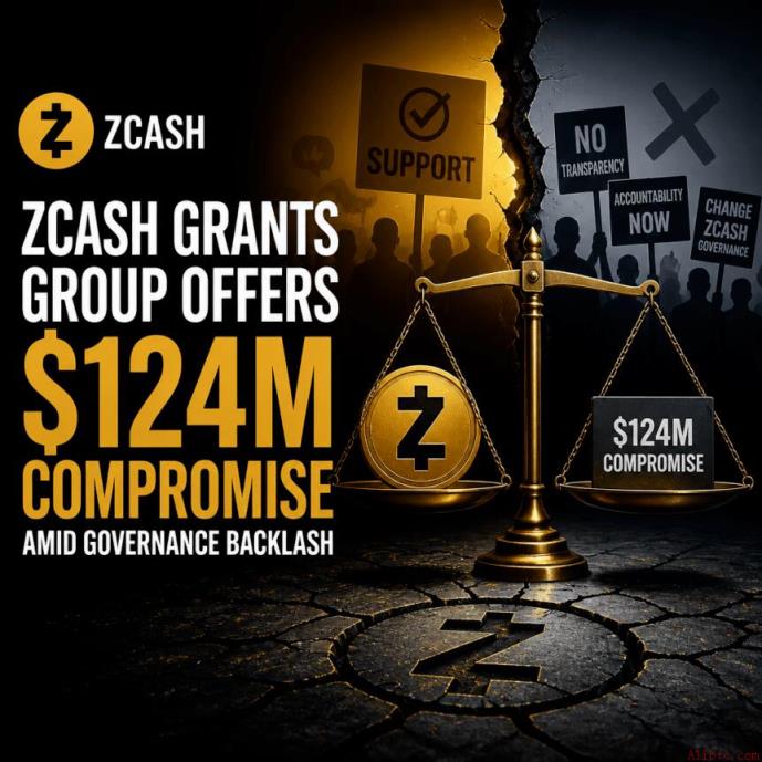 Zcash社区拨款提案引争议：1.24亿美元ZEC重定向至区块奖励遭质疑